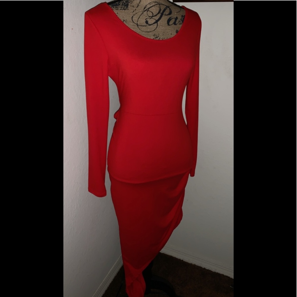 💋💋Red Maxi Dress
